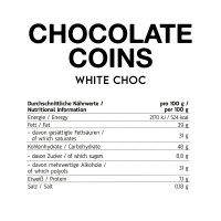 Inlead Chocolate Coins 150 g-White Choc  MHD 24.01.2026