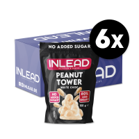 Inlead Peanut Tower White Choc 6 x 150g