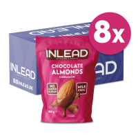 Inlead Chocolate Almonds Milk Choc Cinnamon 8 x 100g