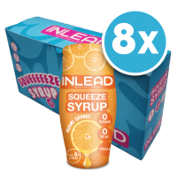 Inlead Squeeze Syrup - [8er Display] 8 x 65ml Miami Orange