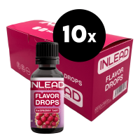 Inlead Flavor Drops [10er Karton] 10 x 30ml Raspberry Tart