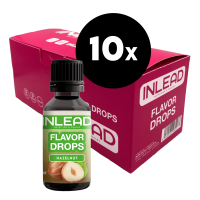 Inlead Flavor Drops [10er Karton] 10 x 30ml Hazelnut