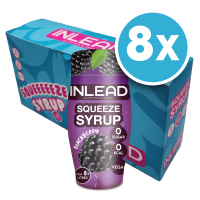 Inlead Squeeze Syrup - [8er Display] 8 x 65 ml Blackberry